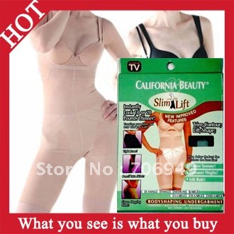 Free Shipping 6pcs Beauty Slim Body Shaping Garment With Shoulder Belt Body Sculpting Clothing As Seen On TV -- MTV46