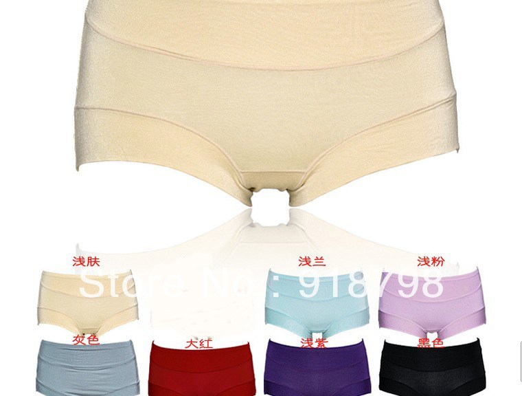 Free shipping 7 colors 7 pcs/lot   Silky sweet  and sexy Ms. underwear high-end women's panties  holiday gift mix order -B1340