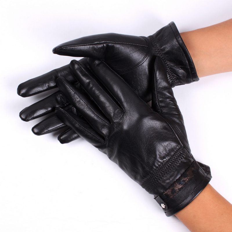 Free shipping 800 genuine leather gloves short design motorcycle gloves autumn sheepskin gloves