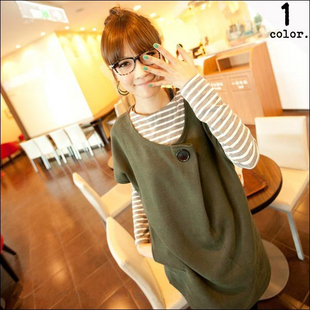 Free shipping 8621 fashion maternity twinset maternity sweatshirt autumn basic shirt maternity outerwear