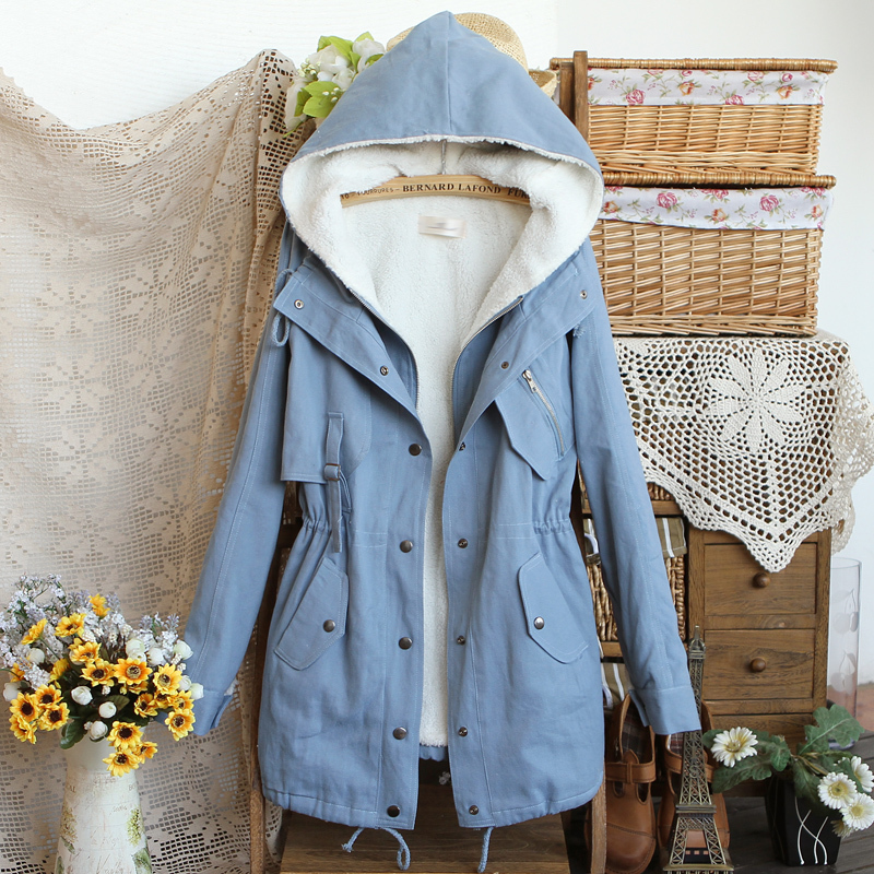 Free shipping 8881 - 1.2 2012 casual with a hood plus velvet thickening wadded jacket cotton-padded jacket outerwear