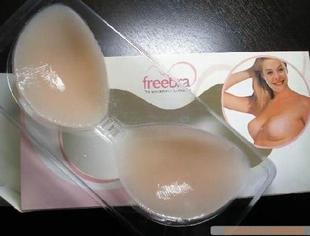 Free Shipping/96pcs Straplees Adhesive forms Breast Silicone Nude Bra.Invisible Bra,Fast deliver