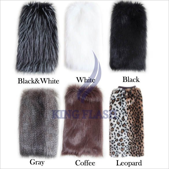 Free shipping A Pair of 40cm Women Lower Leg Ankle Warmer Shoes Boot Sleeves Cover multicolors