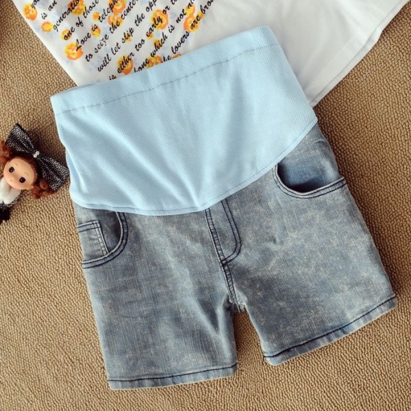 Free shipping alibaba express Maternity clothing summer maternity pants denim shorts maternity shorts maternity shorts