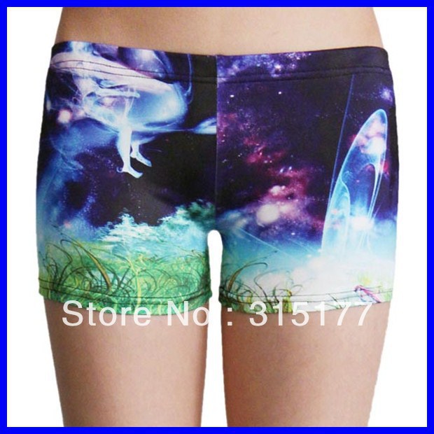 Free shipping Alice Wonderland Short Legging wholesale 10pieces/lot Mix order Tight high Shorts 2013 Women sexy pants 79159