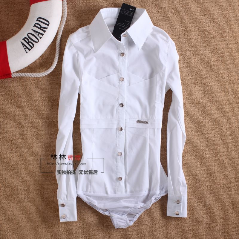 Free shipping! All-match ol women's long-sleeve body shirt one piece body shirt one piece body shirt