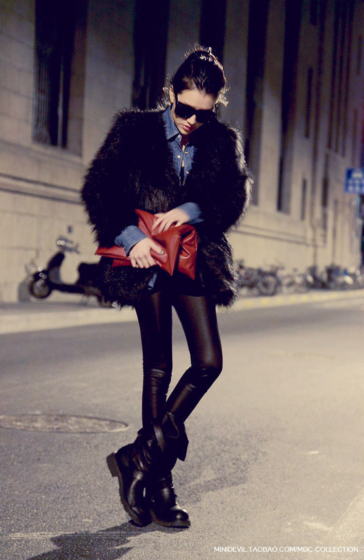 free shipping and hot sale New arrival 2013 women outerwear vivi faux fur wool fur coat overcoat