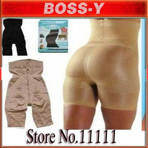 Free Shipping  As Seen On TV Wholesale Beige and black Slim n lift/Slim Pants Body Shaper