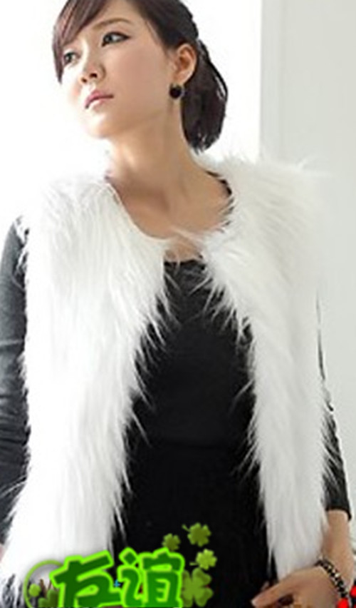 Free shipping Autumn and winter hot-selling faux vest fur coat all-match kaross middot .