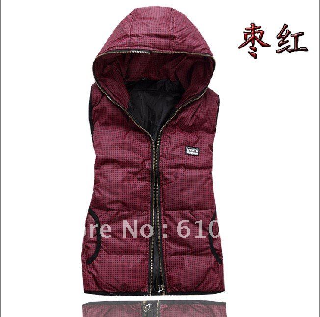 Free Shipping Autumn and Winter Korean Fashion Down Vest Cotton Coats