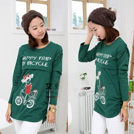 Free shipping Autumn and winter maternity clothing maternity top ta8509z maternity t-shirt nursing clothes new arrival