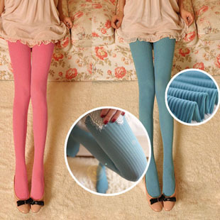 Free shipping autumn and winter stockings candy  multicolour legging pants