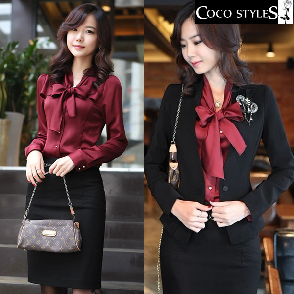 Free shipping Autumn ol long-sleeve gentlewomen long-sleeve slim work wear plus size women's suit formal set skirt