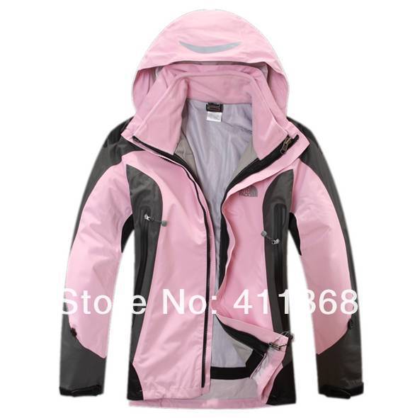 Free Shipping autumn winter new New women's twinset outdoor jacket fashion waterproof coat + fleeces bladder charge clothes