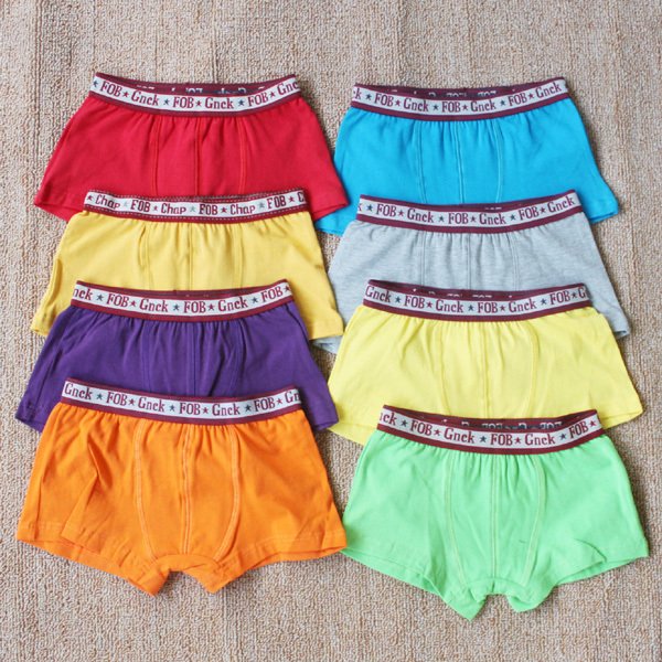 free shipping baby small panties cotton boxer short male child underwear