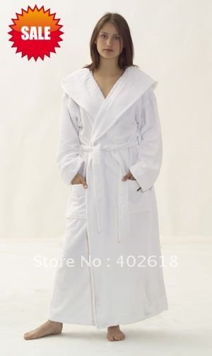 Free shipping--Bamboo robes, Ladies bathrobe, 3 colors,100%bamboo fiber, Size M,L,XL, Unisex, Natural & Eco-friendly