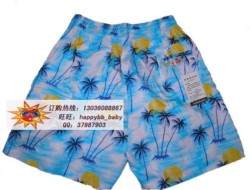 Free shipping Beach  hainan island service  male Women lovers  casual  0606 knee-length