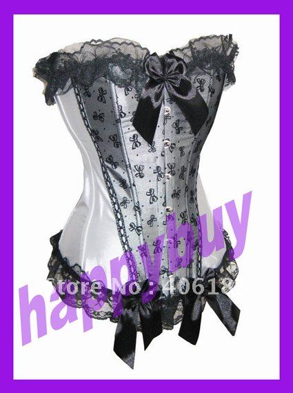 Free shipping!! Beauty tights clothing vest / Corset with G String Sexy Lingerie wholesale retail  #8057