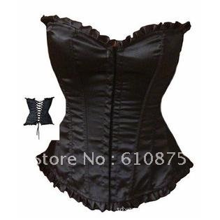 Free shipping+ Black AND WHITR  cheap corset recommend sexy lingerie,corset lingeriesex corset. S,M,L,XL ,XXL NEW2012