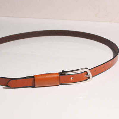 Free Shipping Black fashion brief all-match cowhide strap thin belt brown quality camel genuine leather female strap p030