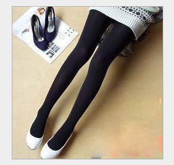 Free shipping black high quality wrap core silk women's tights stockings thicken Velvet pantyhose Spring Autumn Winter