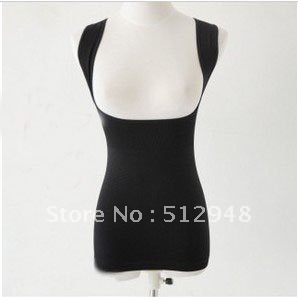 Free shipping Body sculpting clothing the sleeveless Shuxiong waist and abdomen warm underwear bunched vest,shapewear