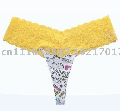 Free shipping brand new VS women sexy tong panties, various color