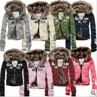 Free Shipping Brand Warm Ladies' Coat Slim Fit Fur Hoodie Jacket For Women Winter Sweatshirts S-XL JK-79