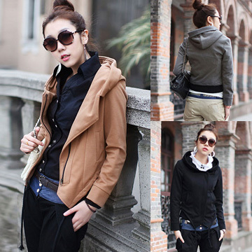 Free Shipping Brand Women's Hooded Cotton Jacket Coat Cotton womens coats 1pc/lot Drop Shipping