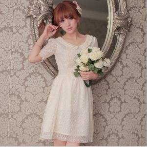 Free Shipping Brand women's love Lace the chiffon dress long of the 2013 women fashion elegant lace dress casual dresses FD00061