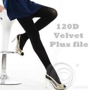 Free Shipping Brands Velvet  Plus file 120D tights stockings socks leggings to Flight attendants work pantyhose wholesale