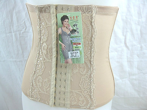 Free shipping Broadened gauze material waist belt staylace beauty care body shaping belt 3 breasted drawing abdomen belt