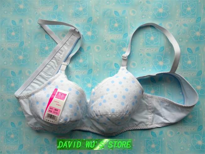 Free shipping,C cup, big size bras, 100% cotton, lady's bras , Wholesale  5pcs/lot