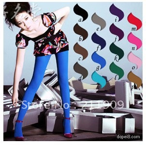 Free Shipping Candy Socks Ultra Elastic Velvet 120 Legging Socks Step Pantyhose Stockings