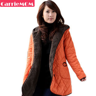 free shipping Carriemom maternity winter maternity wadded jacket coat maternity top cotton-padded jacket 1796c115 Maternity Coat