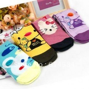 Free shipping,casual socks Three-dimensional cartoon socks/cotton socks for women,wholesale Y-S16