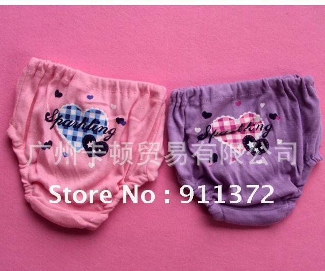 Free Shipping Children bread pants (10 colors) mixed girls briefs children underwear