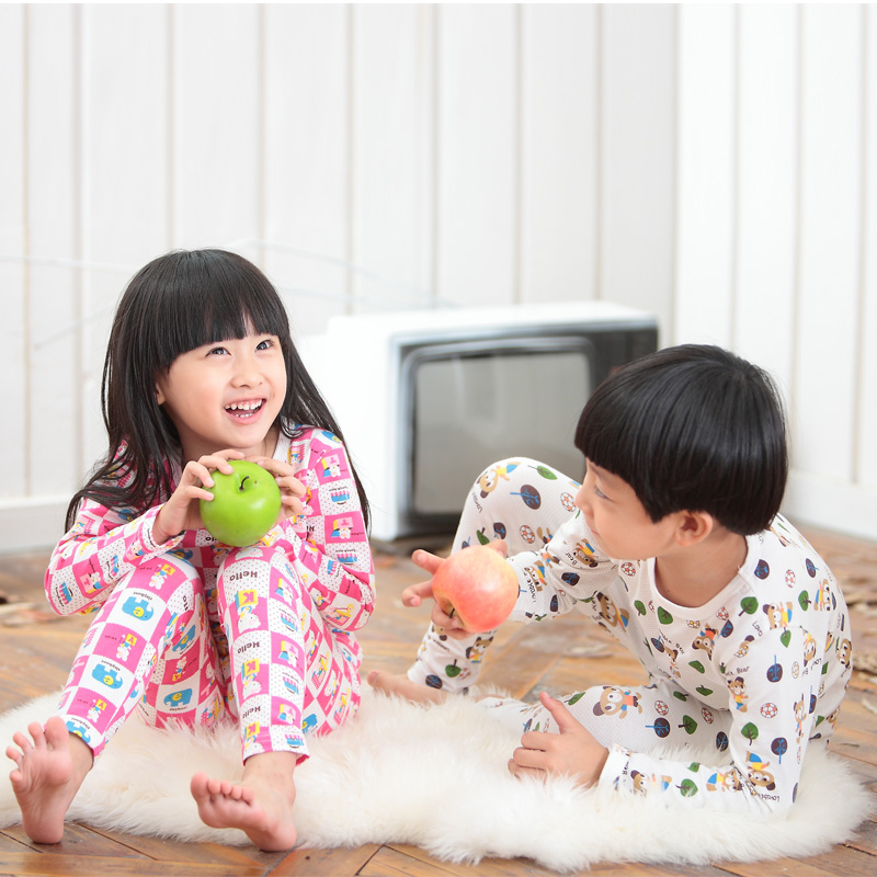 Free Shipping Children's clothing female child autumn and winter 2012 child basic child autumn underwear jy143