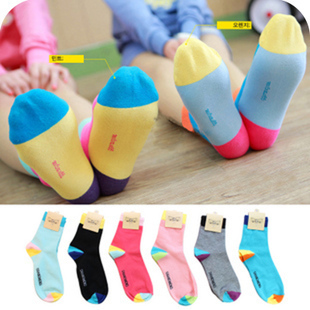 Free shipping Christmas day soft lady candy splicing cotton lovely women short socks accessory wholesale 12 pairs a lot