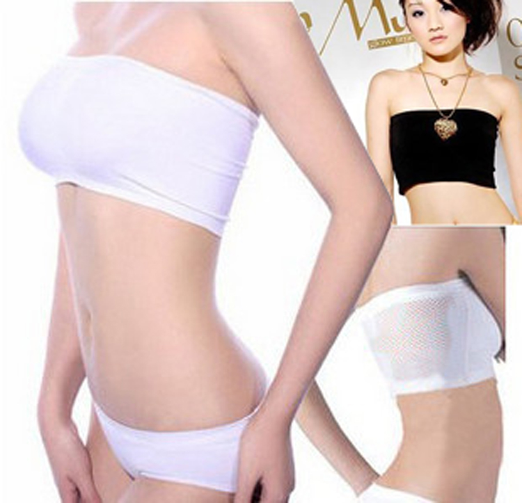 Free shipping Classic all-match tube top brief lovely paragraph solid color gentlewomen tube top basic black-and-white