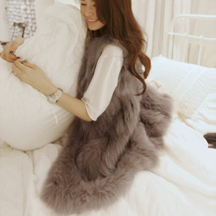 Free Shipping+Classical Fashion! South Korea Partysu Paragraph With Super Temperament Fox Hair Grows Furs