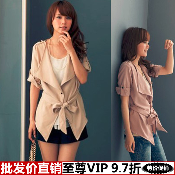 Free Shipping Clothing clothing guangzhou ls spring and autumn women's ol outerwear shirt Wholesale