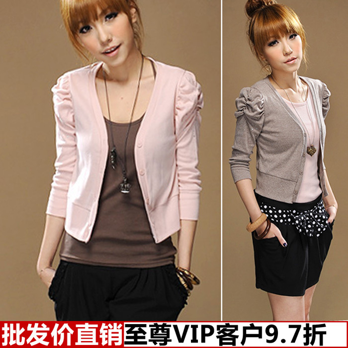 Free Shipping Clothing lm 2013 spring and autumn sparkling diamond women outerwear shirt wholesale