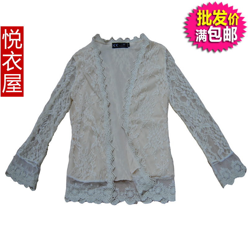 Free Shipping Clothing yb  clothes clothing 2013 spring lace small cape outerwear cardigan wholesale