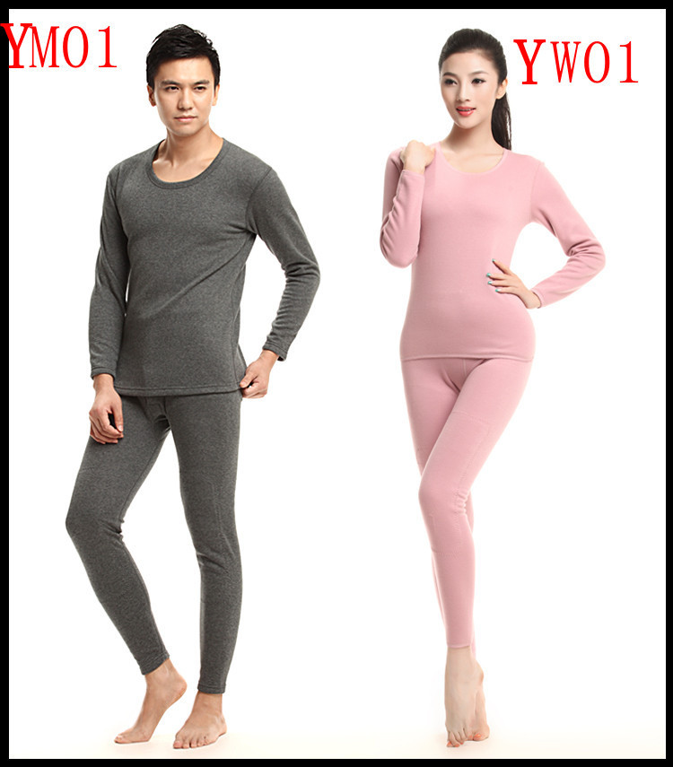 Free shipping  Colorful Men and women winter  thermal inner wear underwears warm  clothing Long Johns