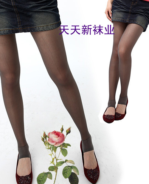 Free Shipping Core-spun Yarn Foot Socks &Ultra-thin Meat Pantyhose