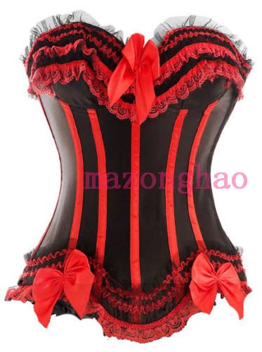 Free Shipping Corset gothic corset tight-fitting waist royal princess loading the bra lace decoration formal dress basic