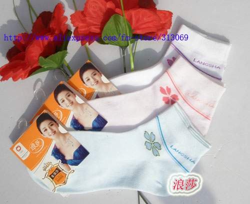 Free shipping, cotton socks, lady's socks, wholesale 6pairs/lot