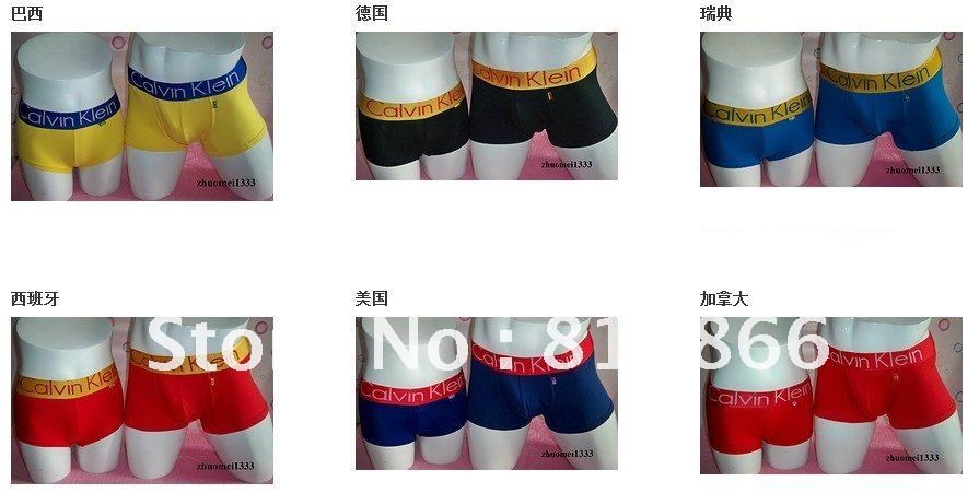 Free Shipping couple of flag logo flat foot underwear