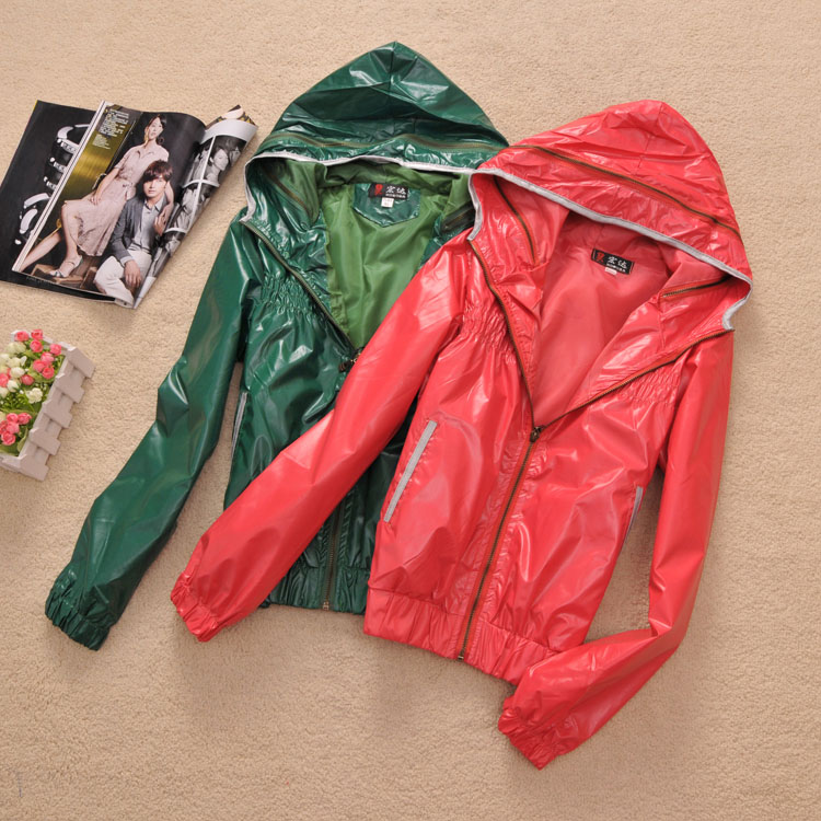 Free shipping! Cp28 2013 spring women's candy color thin hooded jacket outerwear - 0.26